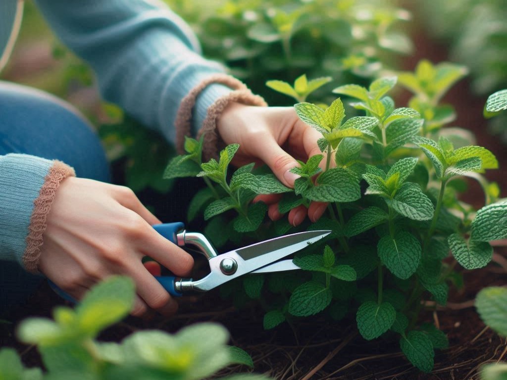 польза мяты для волос