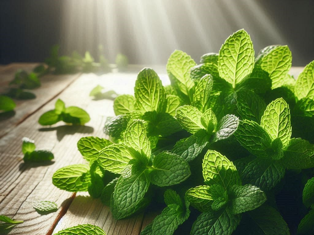 мята при выпадении волос