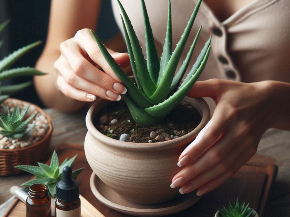 алоэ для волос и кожи