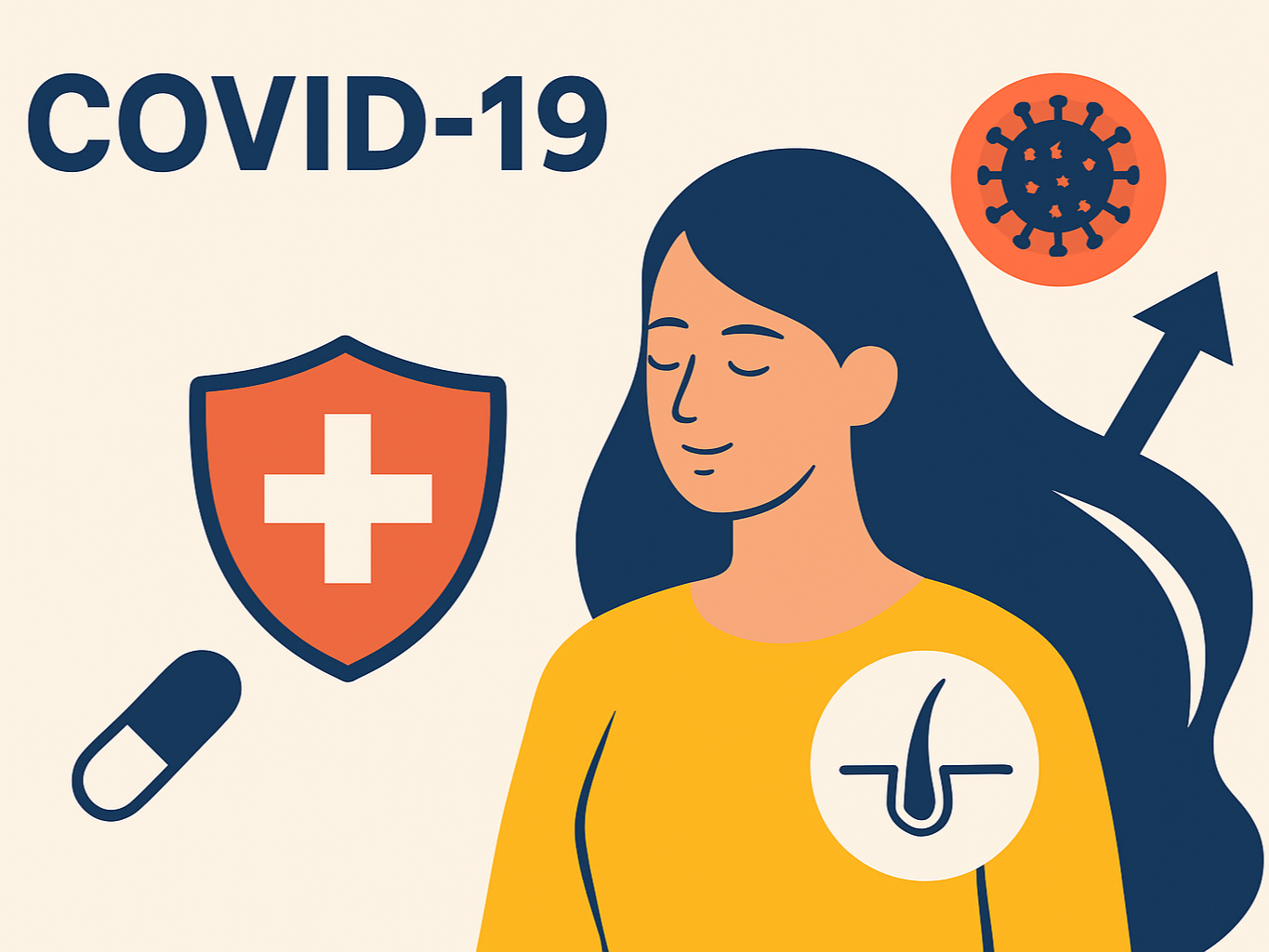 СХЕМА 9. Антиковидная поддержка и восстановление роста волос после болезни