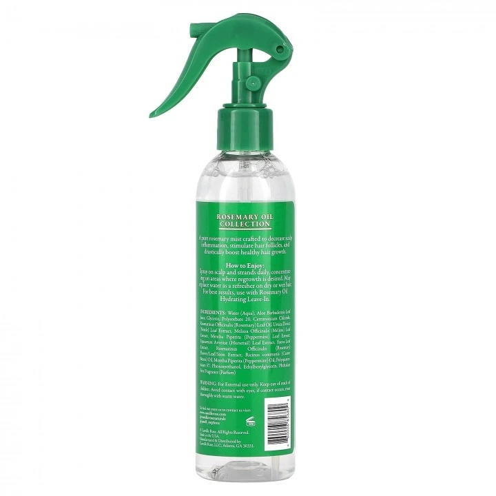 Wzmacniający mieszki włosowe spray z rozmarynem, miętą, pokrzywą i skrzypem, Camille Rose