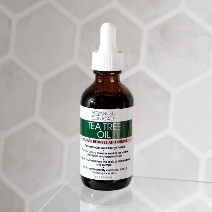 Масло с чайным деревом и розмарином при перхоти, выпадении волос, АГА, Advanced Clinicals