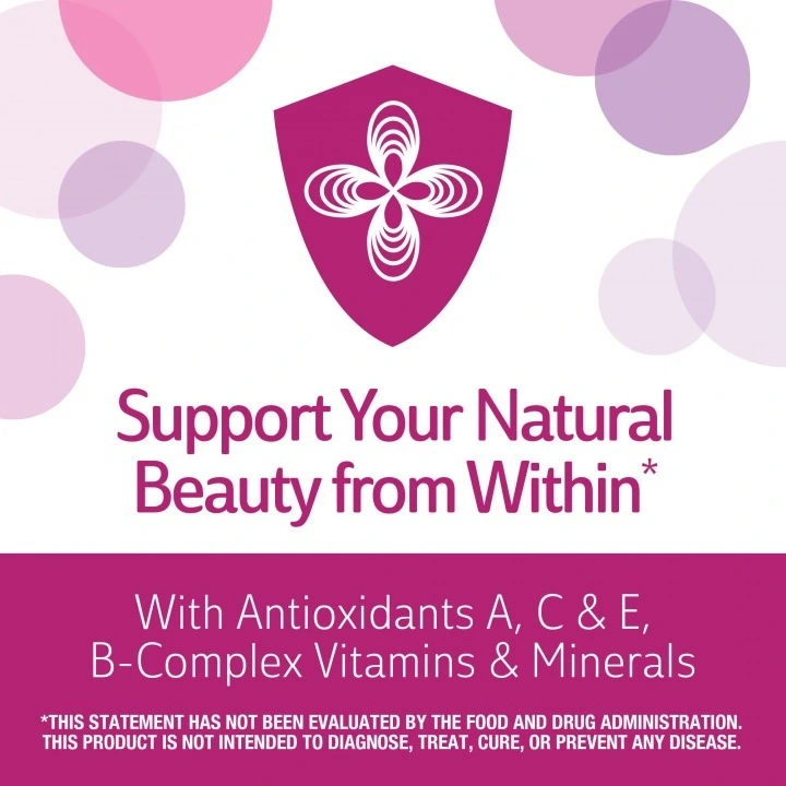 Witaminy dla włosów, skóry i paznokci z biotyną i kolagenem, 90 tabletek, 21st Century