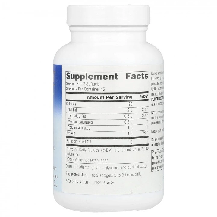 Olej z dyni na wypadanie włosów, AGA, 1000 mg, 90 kapsułek, Planetary Herbals