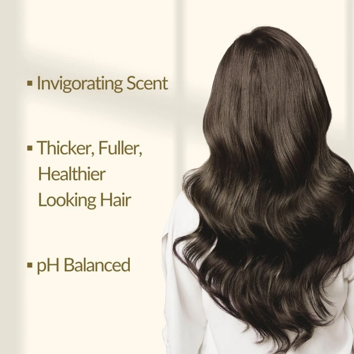 Szampon na gęstość włosów z B-kompleksem, rozmarynem, miętą, aloesem, Mild By Nature