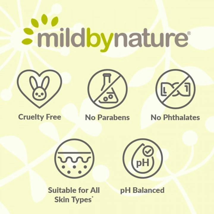 Szampon na gęstość włosów z B-kompleksem, rozmarynem, miętą, aloesem, Mild By Nature