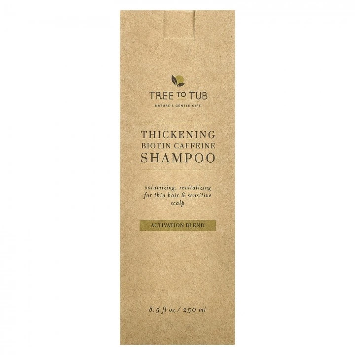 Szampon na łysienie, AGA z kofeiną, biotyną, palmą sabalową, olejem z dyni, B5, Tree To Tub