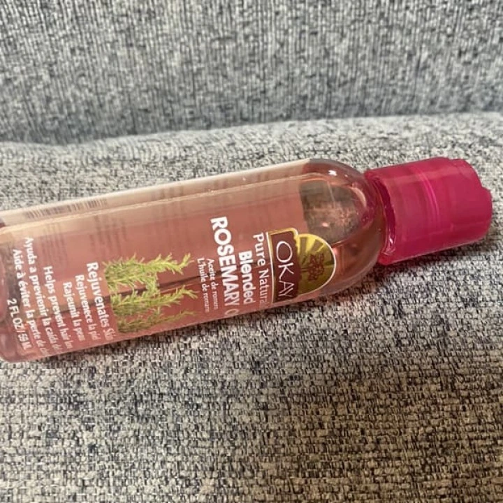 Масло с розмарином и вит. Е от выпадения и раннего поседения волос, Okay Pure Naturals