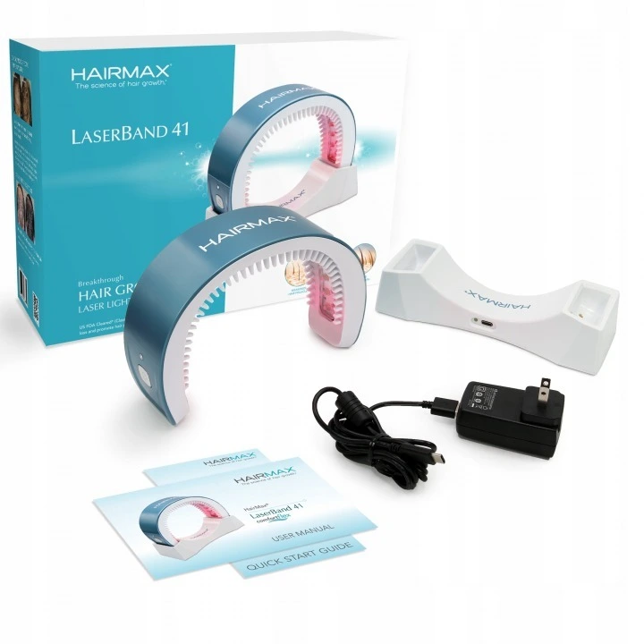 Oryginalna laserowa opaska przeciw wypadaniu włosów i AGA LaserBand 41, HairMax