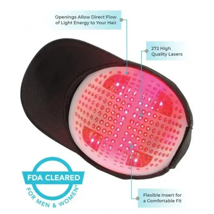 Oryginalna laserowa czapka do stymulacji wzrostu włosów Laser272 PowerFlex Cap, HairMax