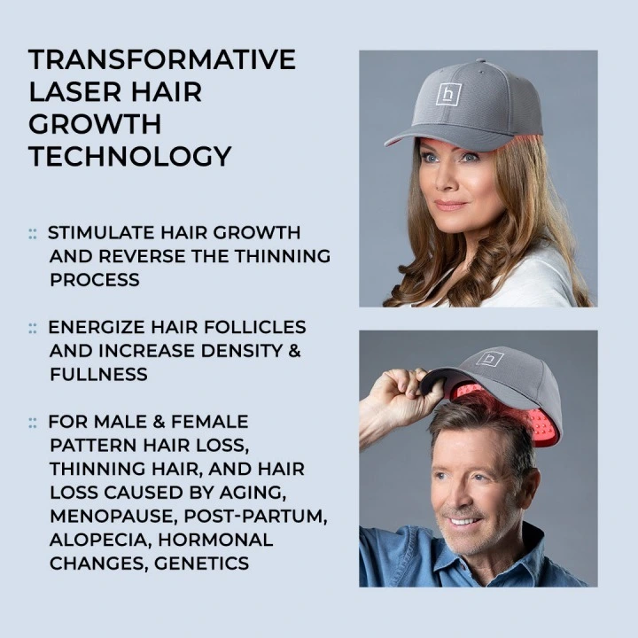 Oryginalna laserowa czapka do stymulacji wzrostu włosów Laser272 PowerFlex Cap, HairMax