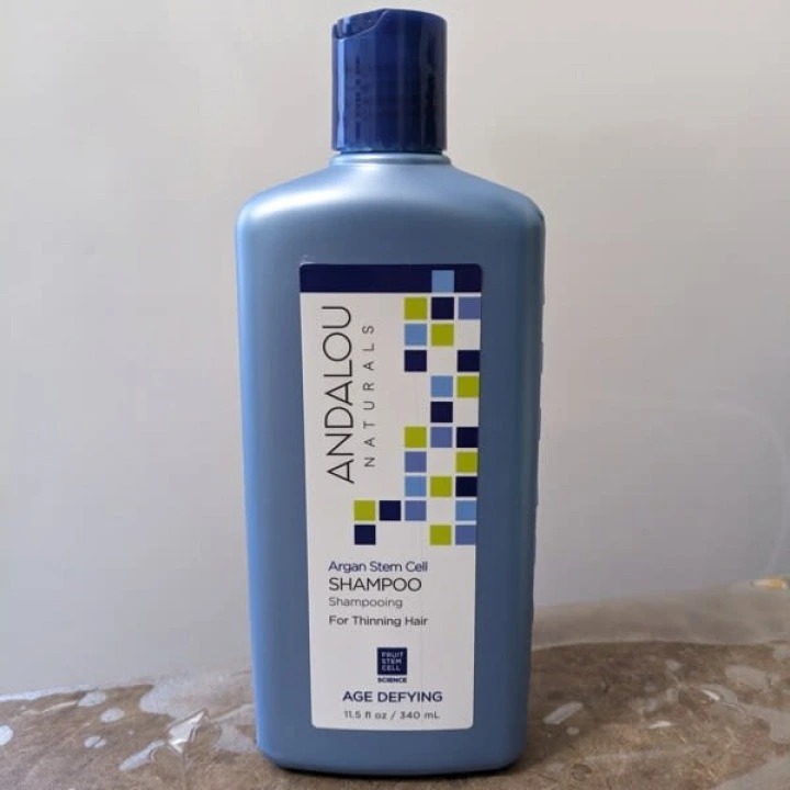 Шампунь антивозрастной от выпадения волос со стволовыми клетками, Andalou Naturals