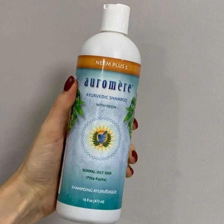 Шампунь аюрведический с ним, 5 эффективных ингредиентов, Auromere