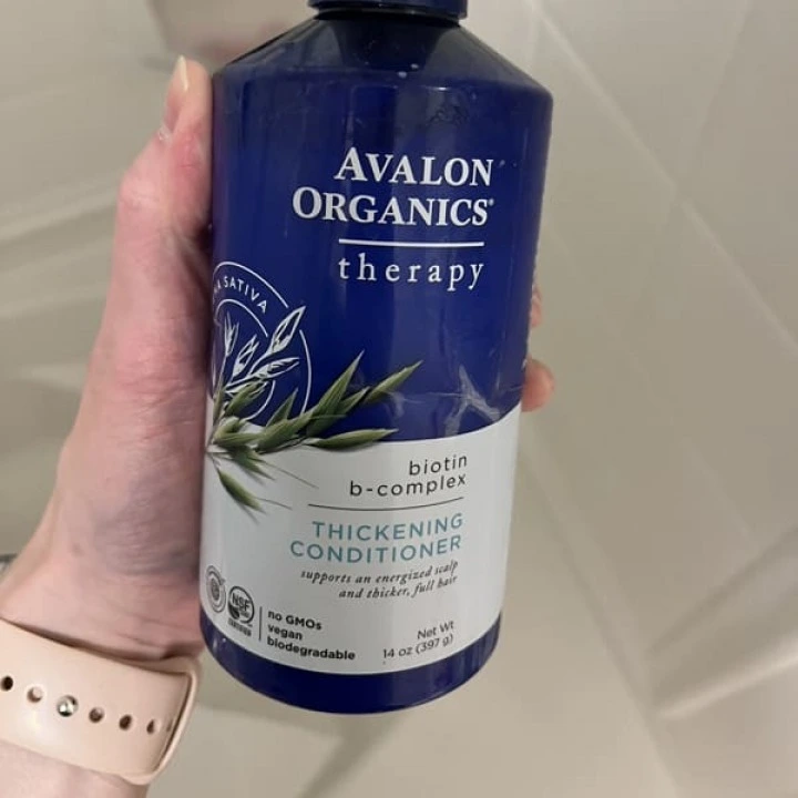 Odżywka zagęszczająca włosy z palmą sabałową, rozmarynem, biotyną, B3, B5, Avalon Organics