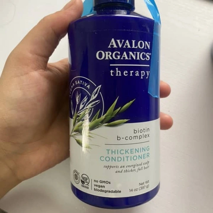 Odżywka zagęszczająca włosy z palmą sabałową, rozmarynem, biotyną, B3, B5, Avalon Organics