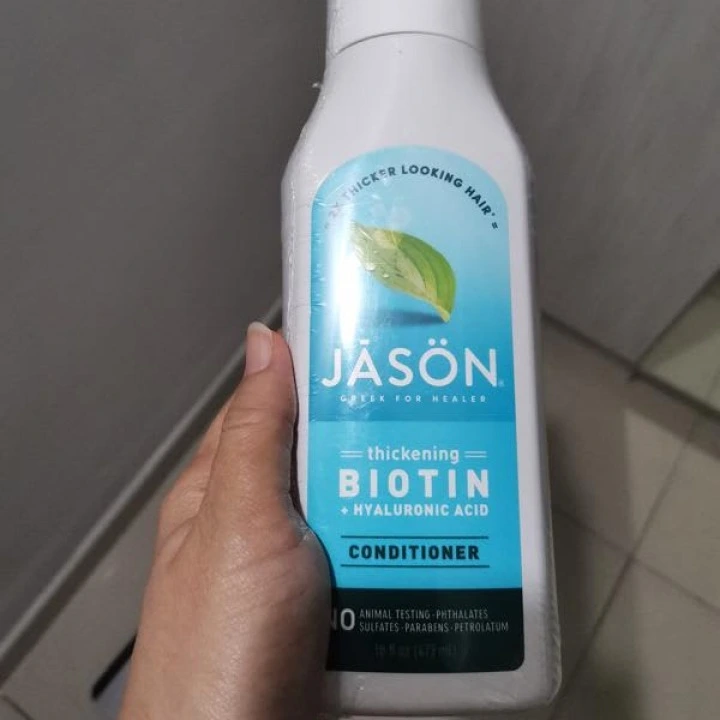 Odżywka z biotyną, kwasem hialuronowym, miętą, jojobą, B5, C, E, Jason Natural
