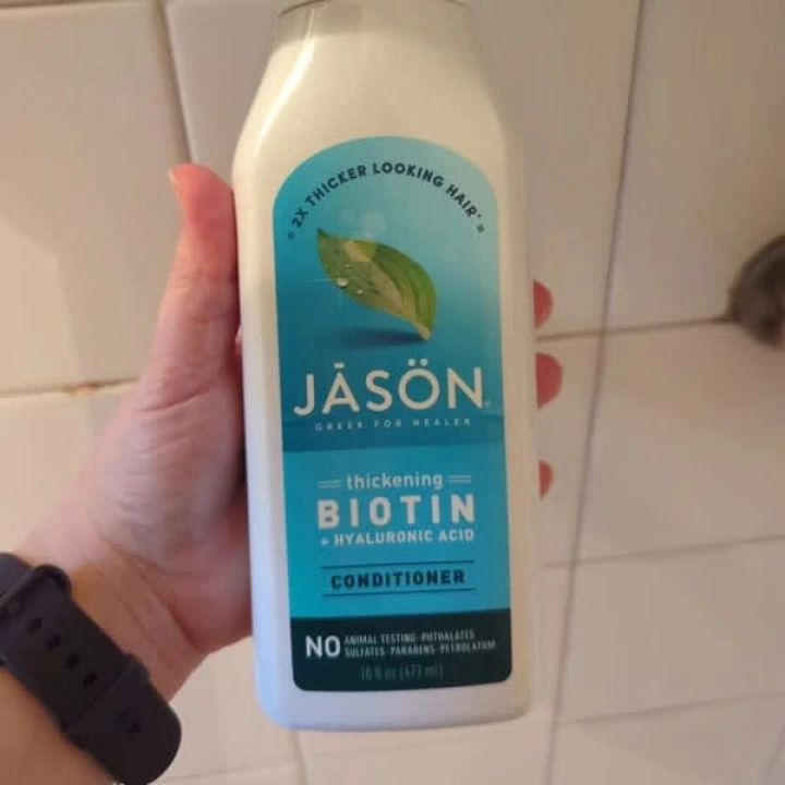 Odżywka z biotyną, kwasem hialuronowym, miętą, jojobą, B5, C, E, Jason Natural