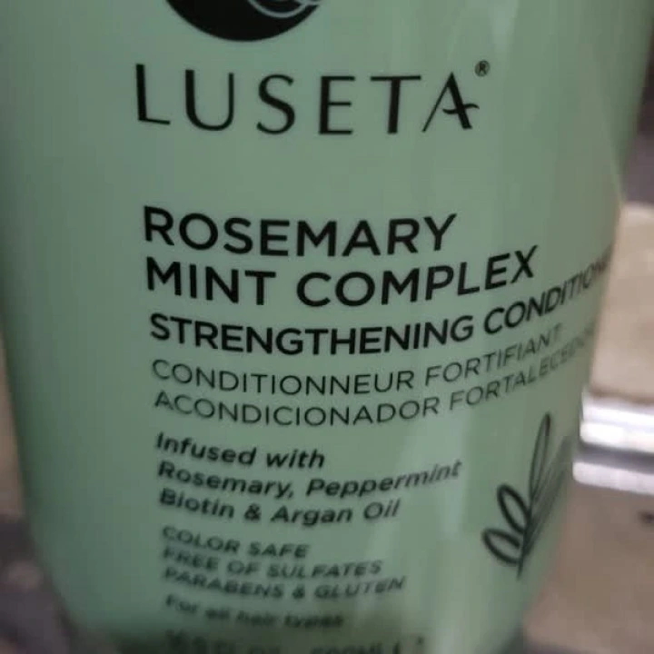 Odżywka wzmacniająca cebulki włosów z rozmarynem, miętą i biotyną, Luseta Beauty