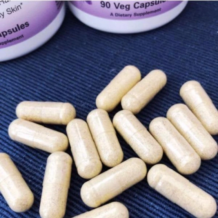 Витамины для волос, кожи, ногтей с кератином Cynatine, 90 капсул, NOW Foods