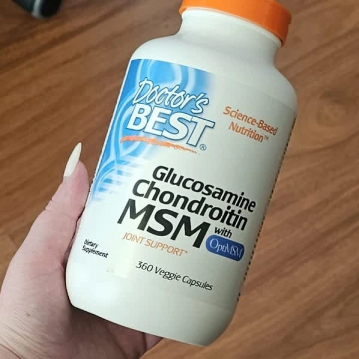 Kompleks glukozaminy, chondroityny i MSM na włosy i stawy, 120 kaps, Doctors Best