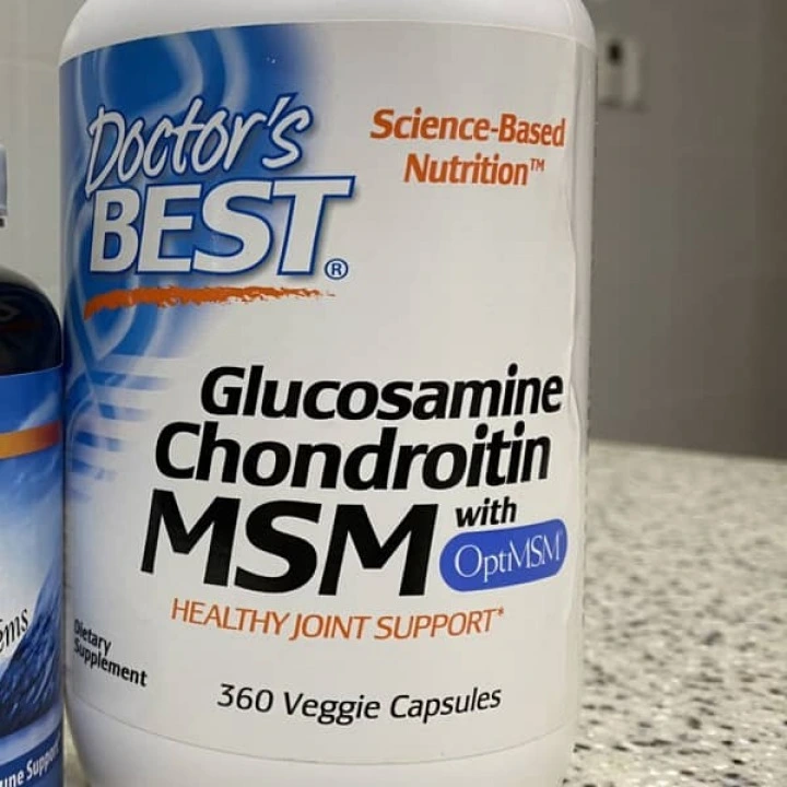 Комплекс глюкозамин, хондроитин, МСМ для волос и суставов, 120 капс, Doctors Best