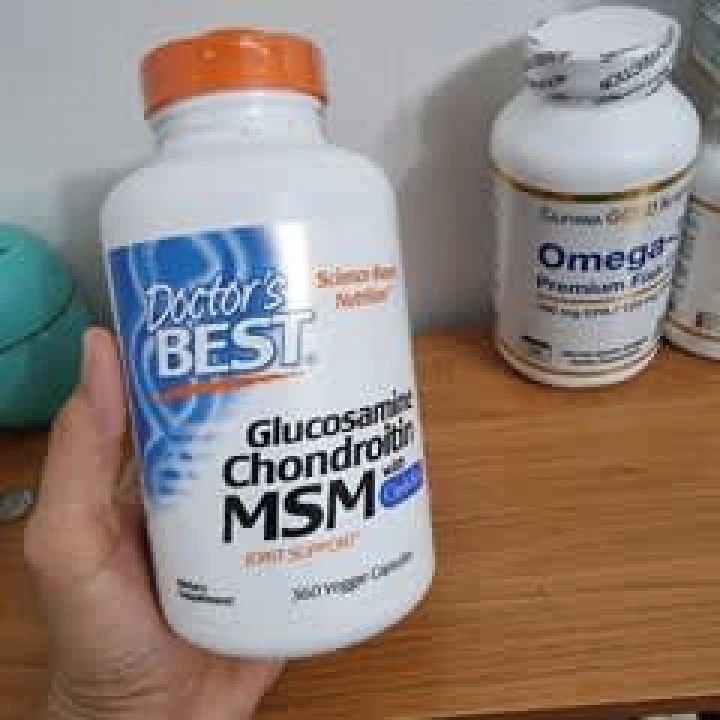 Комплекс глюкозамин, хондроитин, МСМ для волос и суставов, 120 капс, Doctors Best