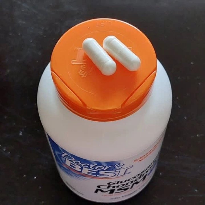 Комплекс глюкозамин, хондроитин, МСМ для волос и суставов, 120 капс, Doctors Best