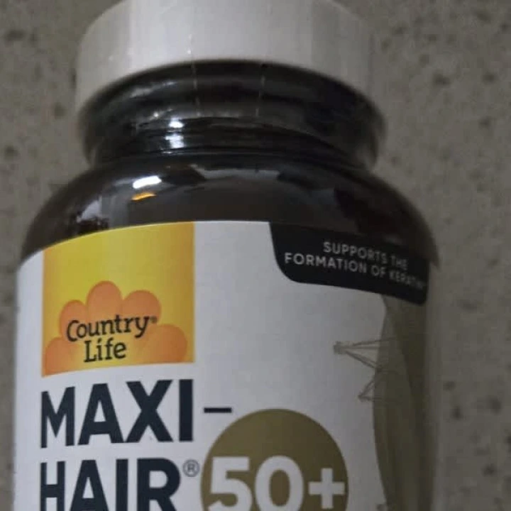 Kompleks Maxi-Hair z Cynatine dla kobiet 50+ z biotyną i minerałami, 60 kaps, Country Life
