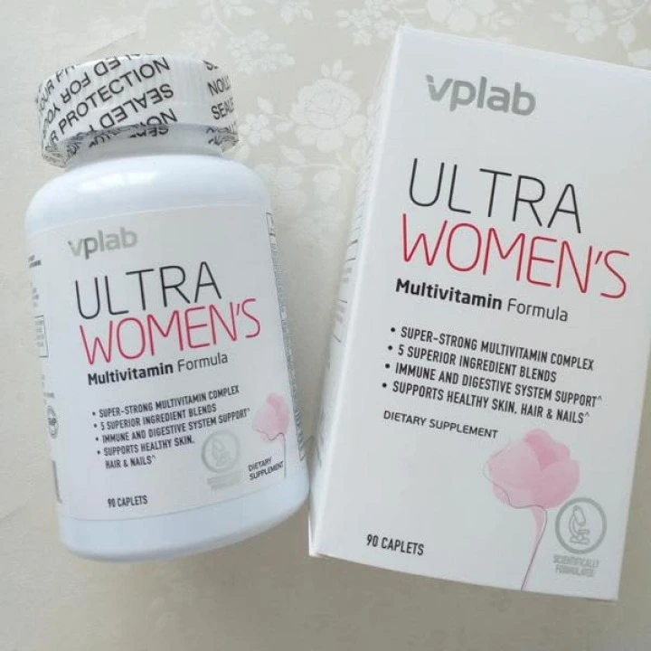 Mультивитамины для женщин Ultra Women’s, 90 капсул, Vplab