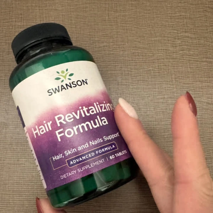 Formuła przywracająca wzrost i gęstość włosów z biotyną, 60 tabl, Swanson