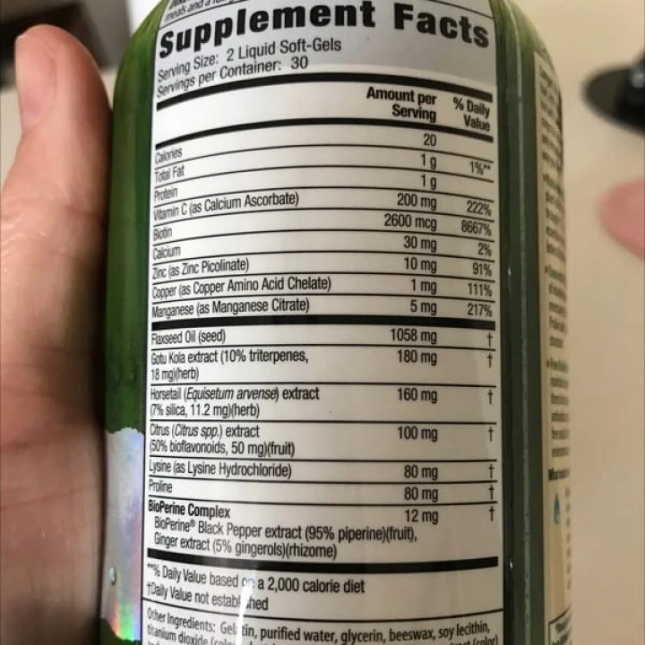 Kompleks na długie i mocne włosy z biotyną i antyoksydantami, 60 kaps, Irwin Naturals