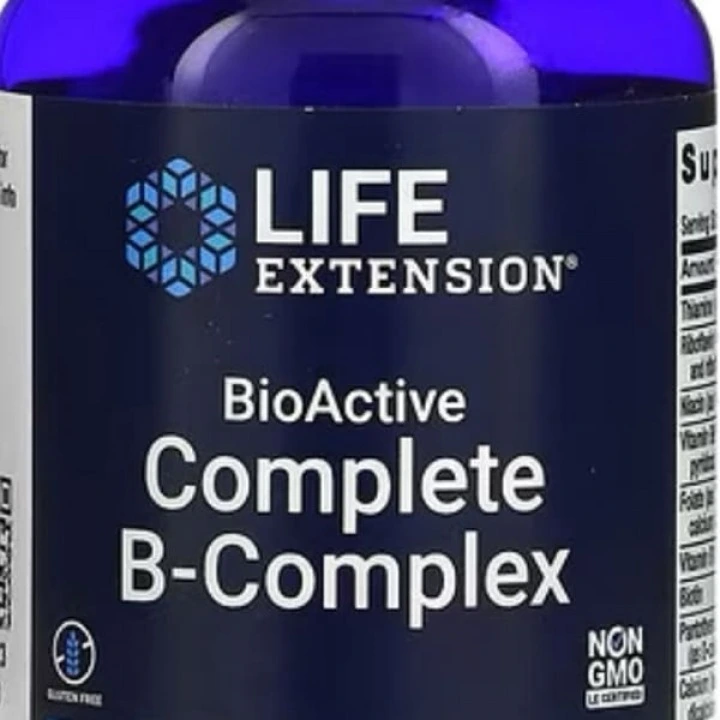Биоактивный комплекс витаминов группы B для густых волос, 60 капс, Life Extension