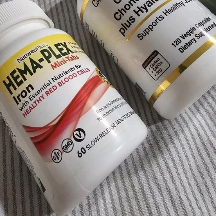Комплекс с железом Hema-Plex при низком ферритине и алопеции, 60 табл, NaturesPlus