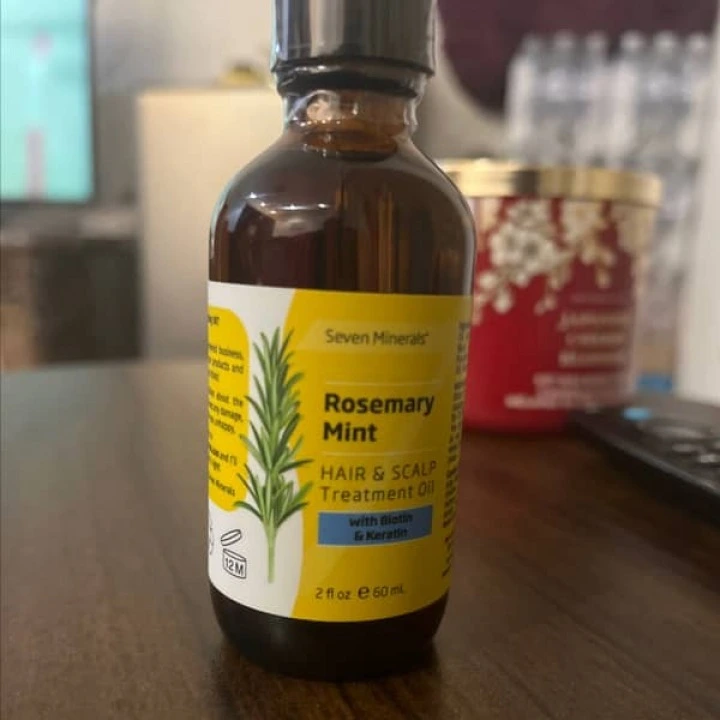 Масло от выпадения волос, АГА с розмарином, тыквой, мятой, биотином, Е, Seven Minerals