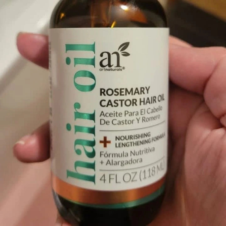 Набор для стимуляции роста волос, массажер и масло с розмарином, artnaturals