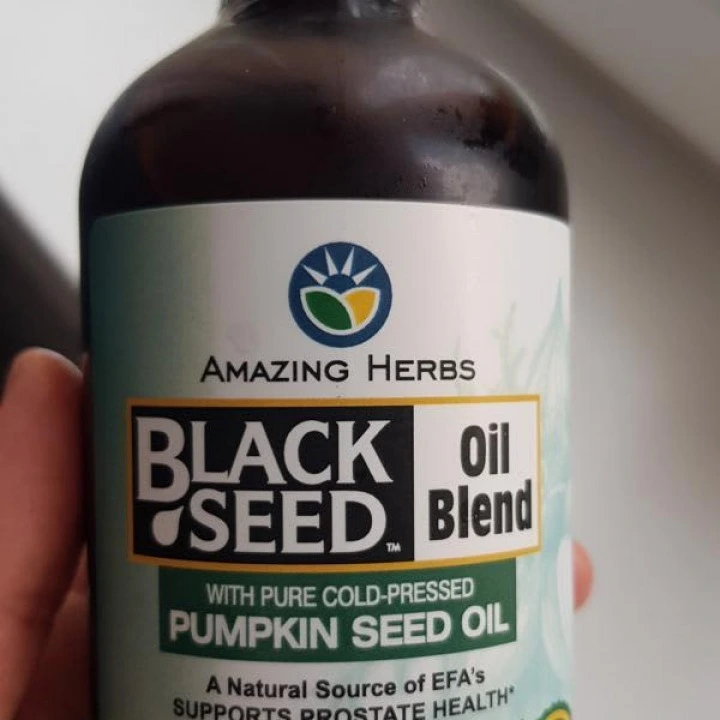 Масло черного тмина и тыквы от выпадения волос, АГА, Amazing Herbs