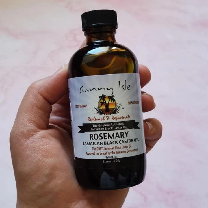 Масло ямайское черное касторовое с розмарином от выпадения волос и АГА, Sunny Isle