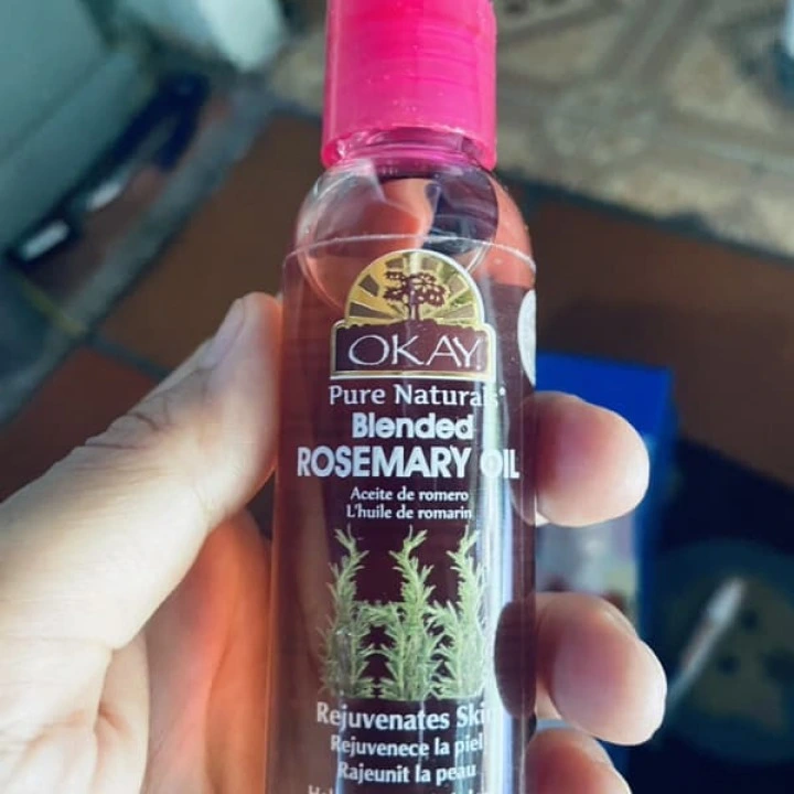 Масло с розмарином и вит. Е от выпадения и раннего поседения волос, Okay Pure Naturals