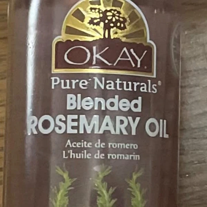 Olejek z rozmarynem i witaminą E na wypadanie i siwienie włosów, Okay Pure Naturals