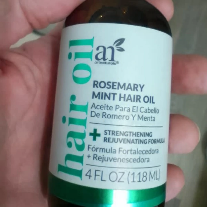 Olejek do stymulacji wzrostu włosów z rozmarynem, miętą, witaminą E, artnaturals