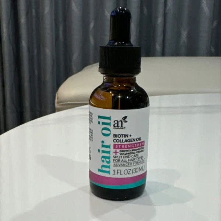 Масло для роста волос с биотином, коллагеном, жожоба, artnaturals
