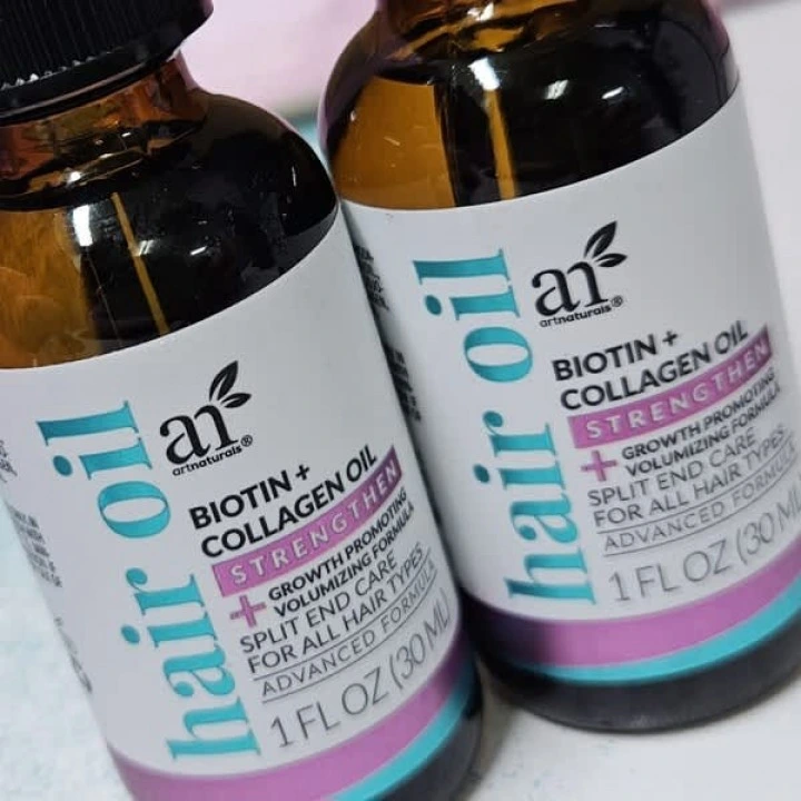 Olejek na porost włosów z biotyną, kolagenem i jojobą, artnaturals