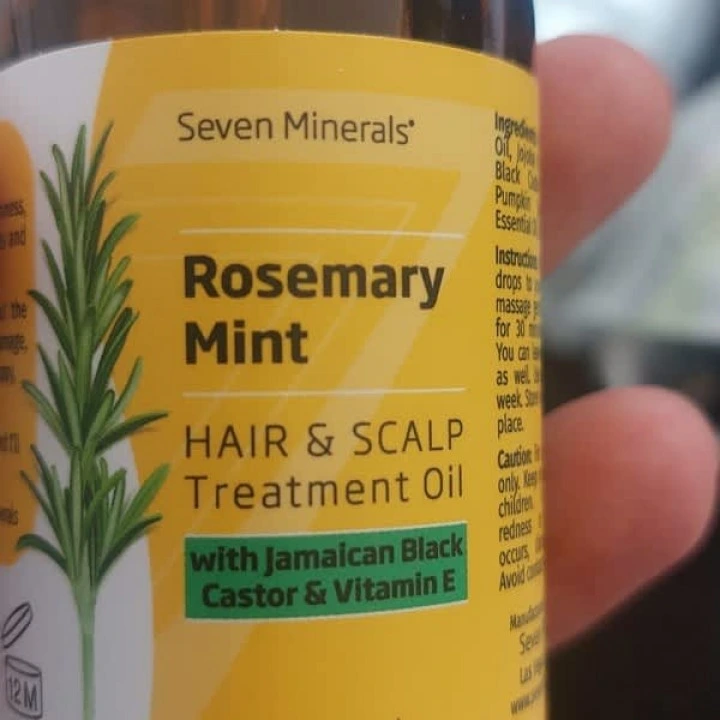 Olejek-bloker DHT przy AGA z rozmarynem, miętą, dynią, jojobą i wit. E, Seven Minerals