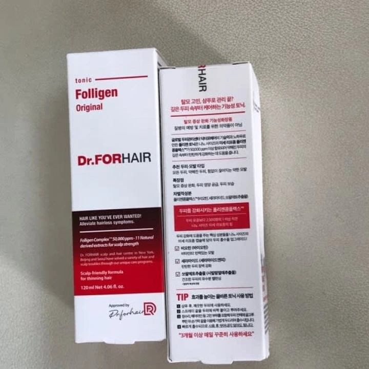 Tonik przeciw wypadaniu i AGA z miętą, palmą sabalową, biotyną i rozmarynem Folligen, Dr.ForHair