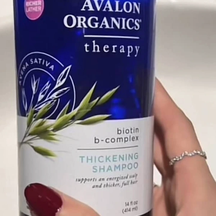 Szampon na gęstość włosów z kompleksem witamin B i biotyną, Avalon Organics