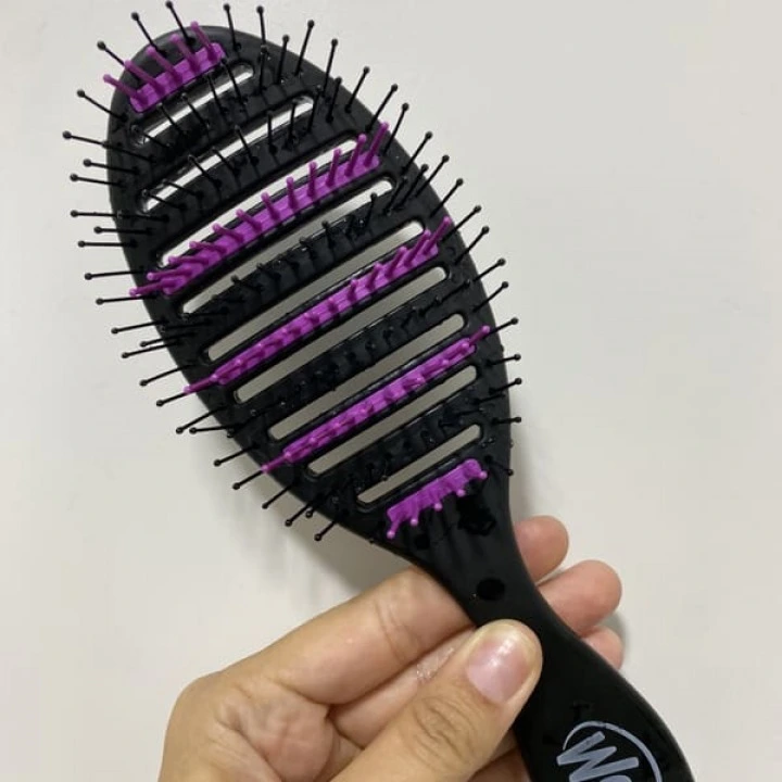 Расческа для быстрой сушки и снижения повреждений волос Speed Dry, черная, Wet Brush