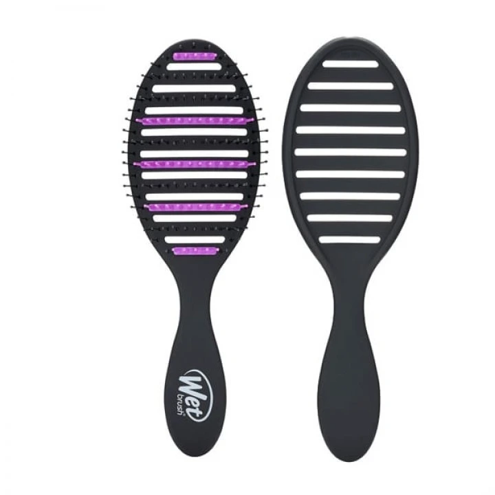 Расческа для быстрой сушки и снижения повреждений волос Speed Dry, черная, Wet Brush