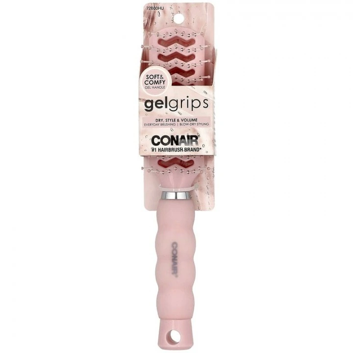 Продуваемая расческа для укладки Gel Grips с удобной гелевой ручкой, Conair