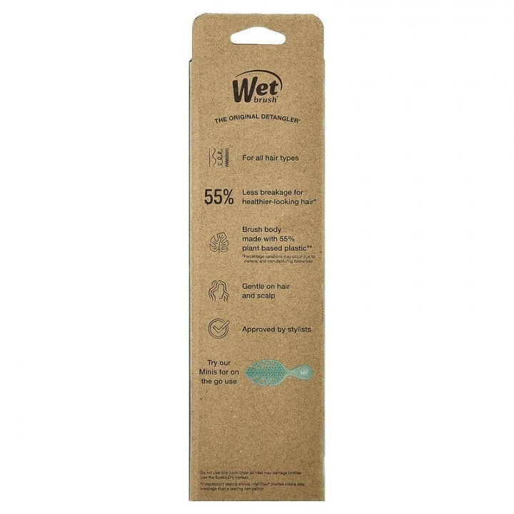 Szczotka do delikatnego czesania, rozplątywania i zmniejszania łamliwości włosów, Wet Brush