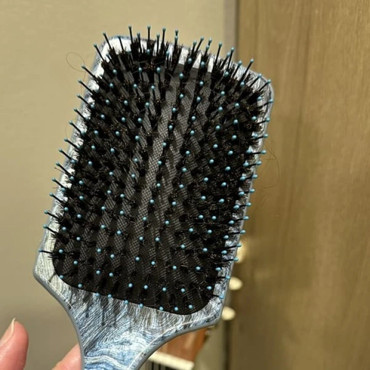 Расческа для питания, блеска волос с щетиной кабана и аргановым маслом, Wet Brush